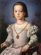 BRONZINO, Agnolo The Illegitimate Daughter of Cosimo I de' Medici Spain oil painting artist